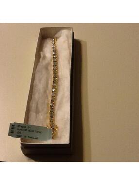 Genuine Blue Topaz Bracelet
